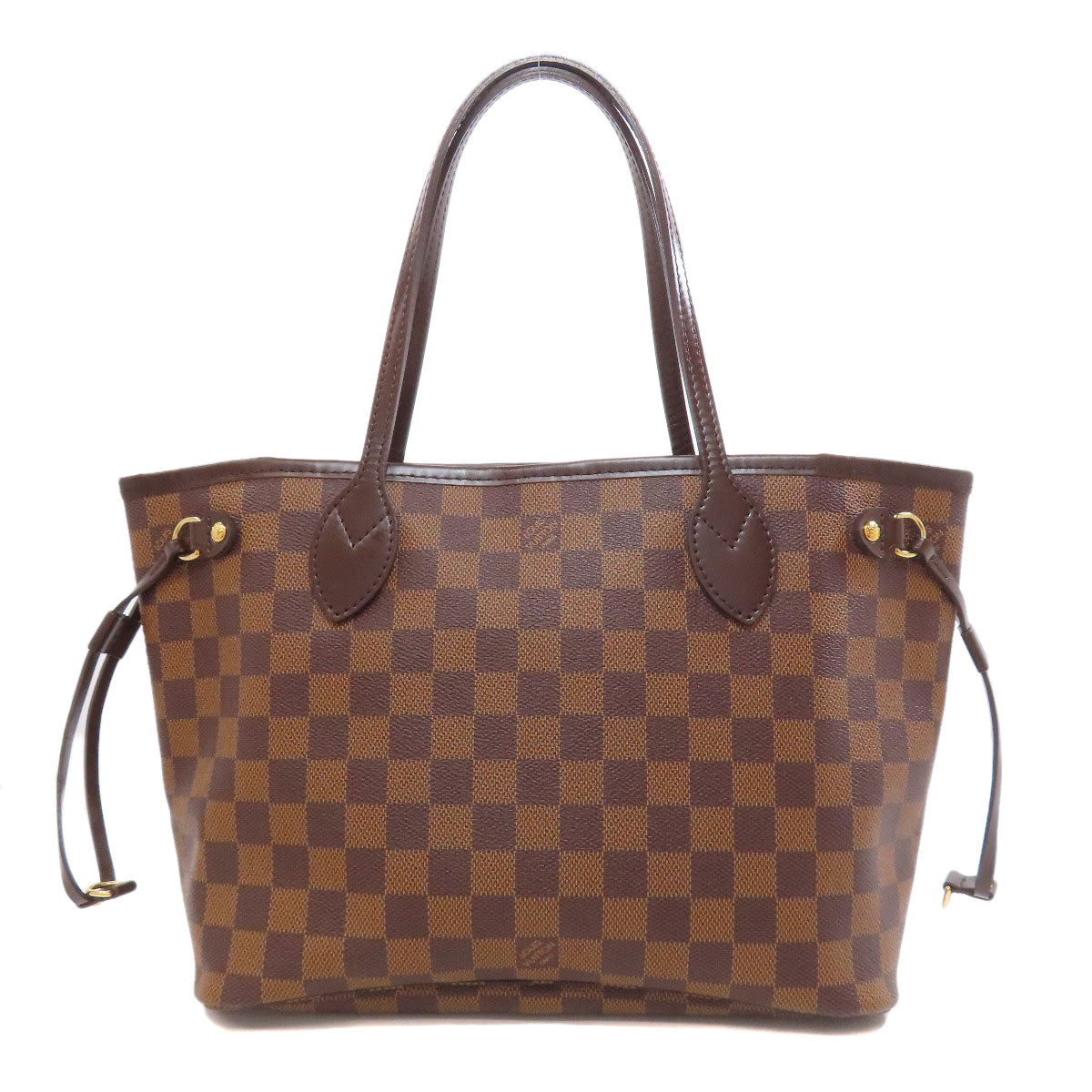 Louis Vuitton N51109 Damier Never full PM Canvas Brown Handbag