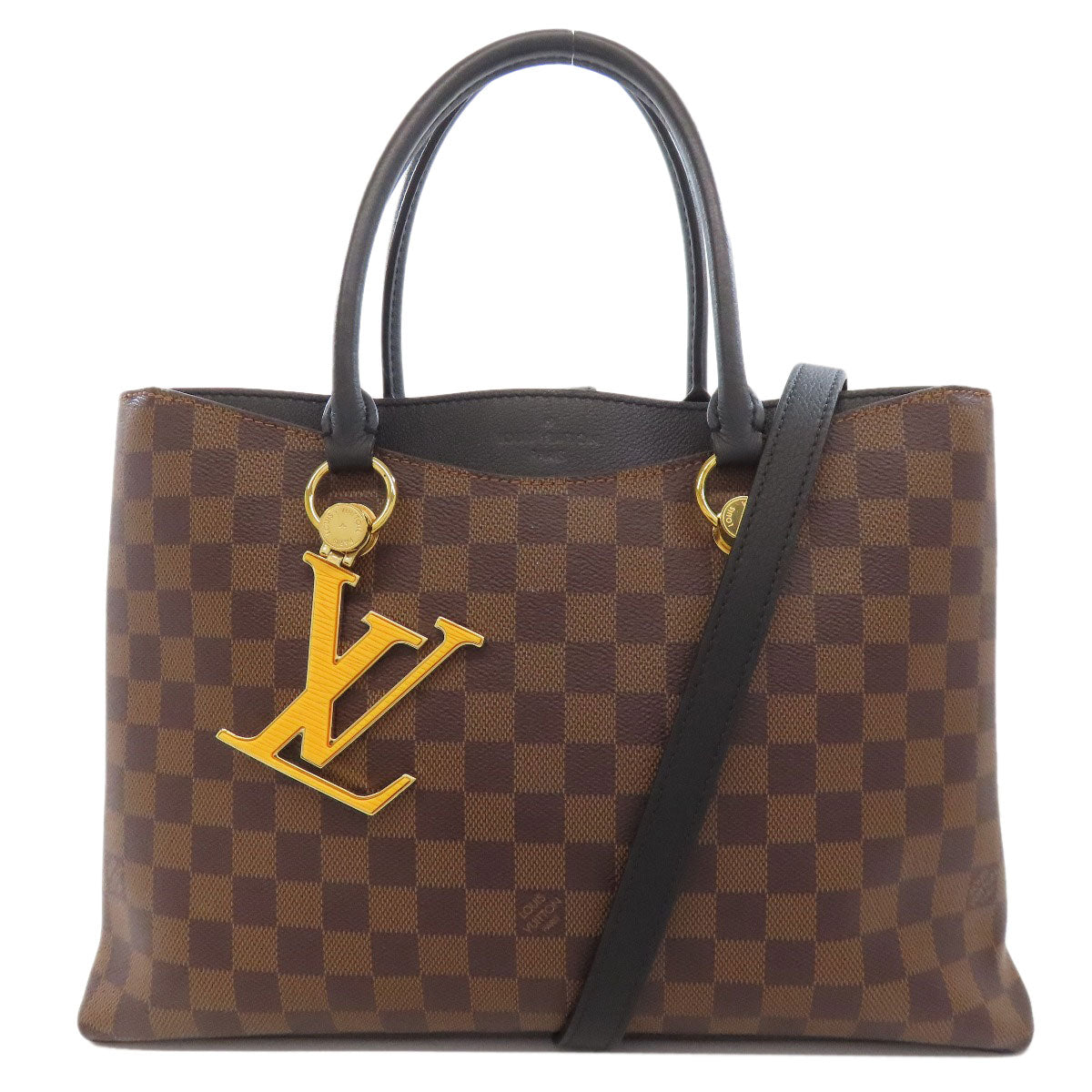 Louis Vuitton N40050 Damier Riverside Canvas Brown Handbag
