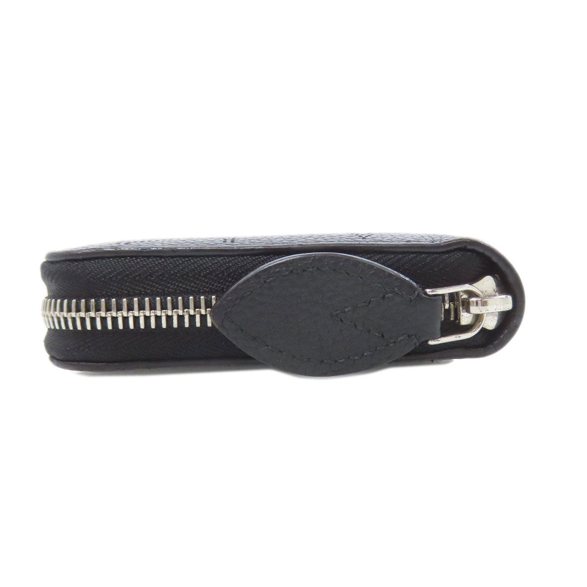 Louis Vuitton Long Purse M61867 Mahina Zippy Leather Black Wallet Case 2