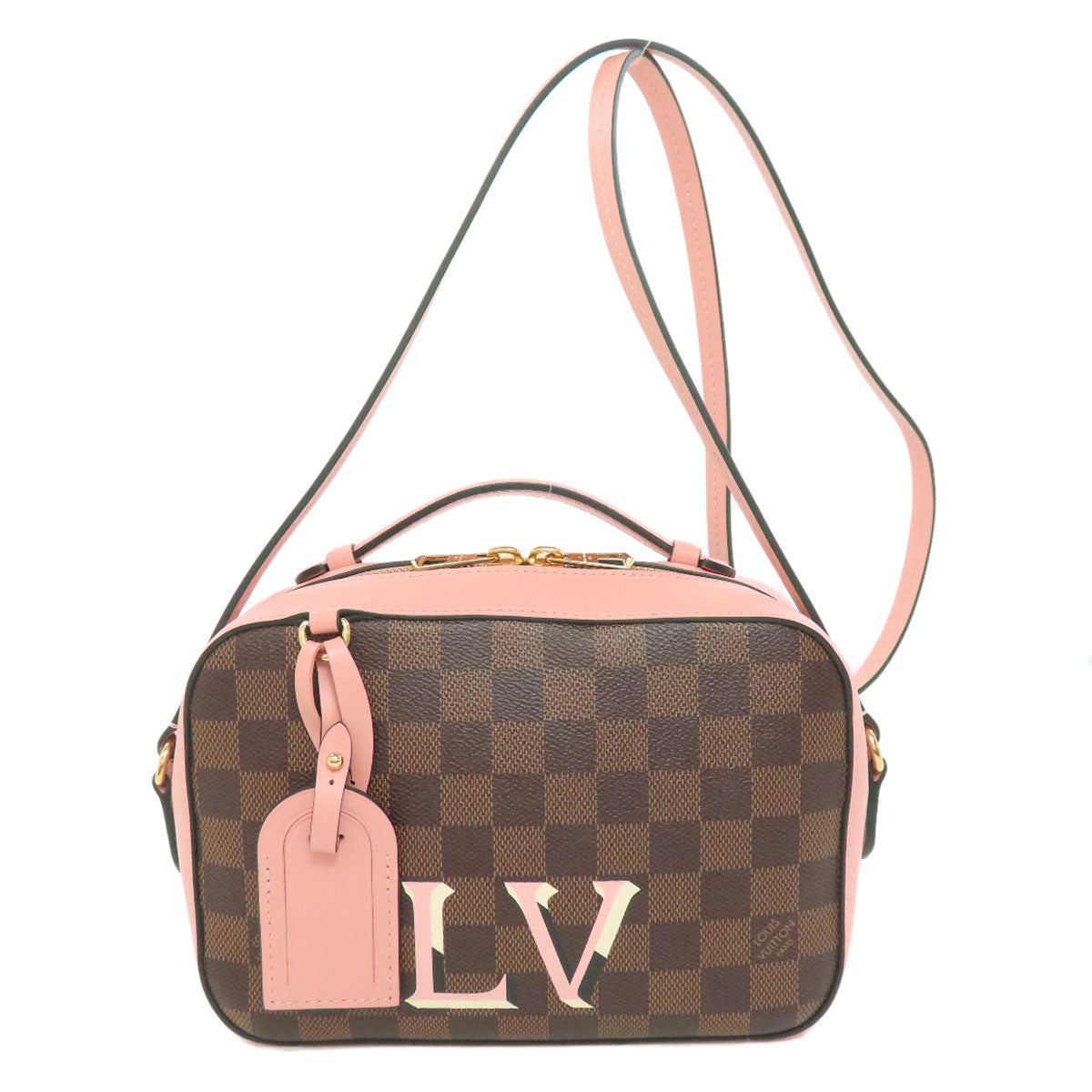 Louis Vuitton N40179 Damier Santa Monica Canvas Brown Shoulder Bag