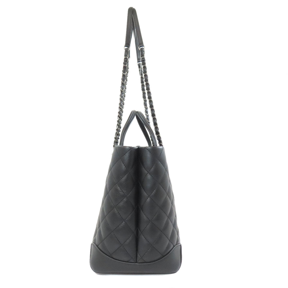 Chanel lambskin Matrasse 2WAY Black Tote Bag