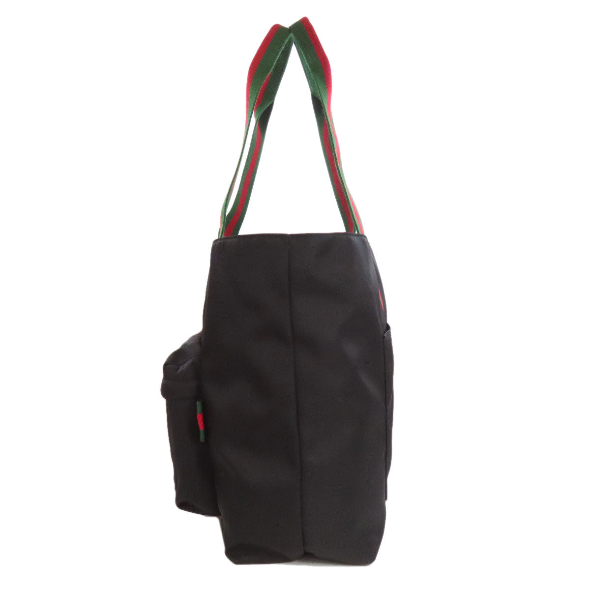 Gucci Sherry Line Nylon Black Large Tote Bag 2
