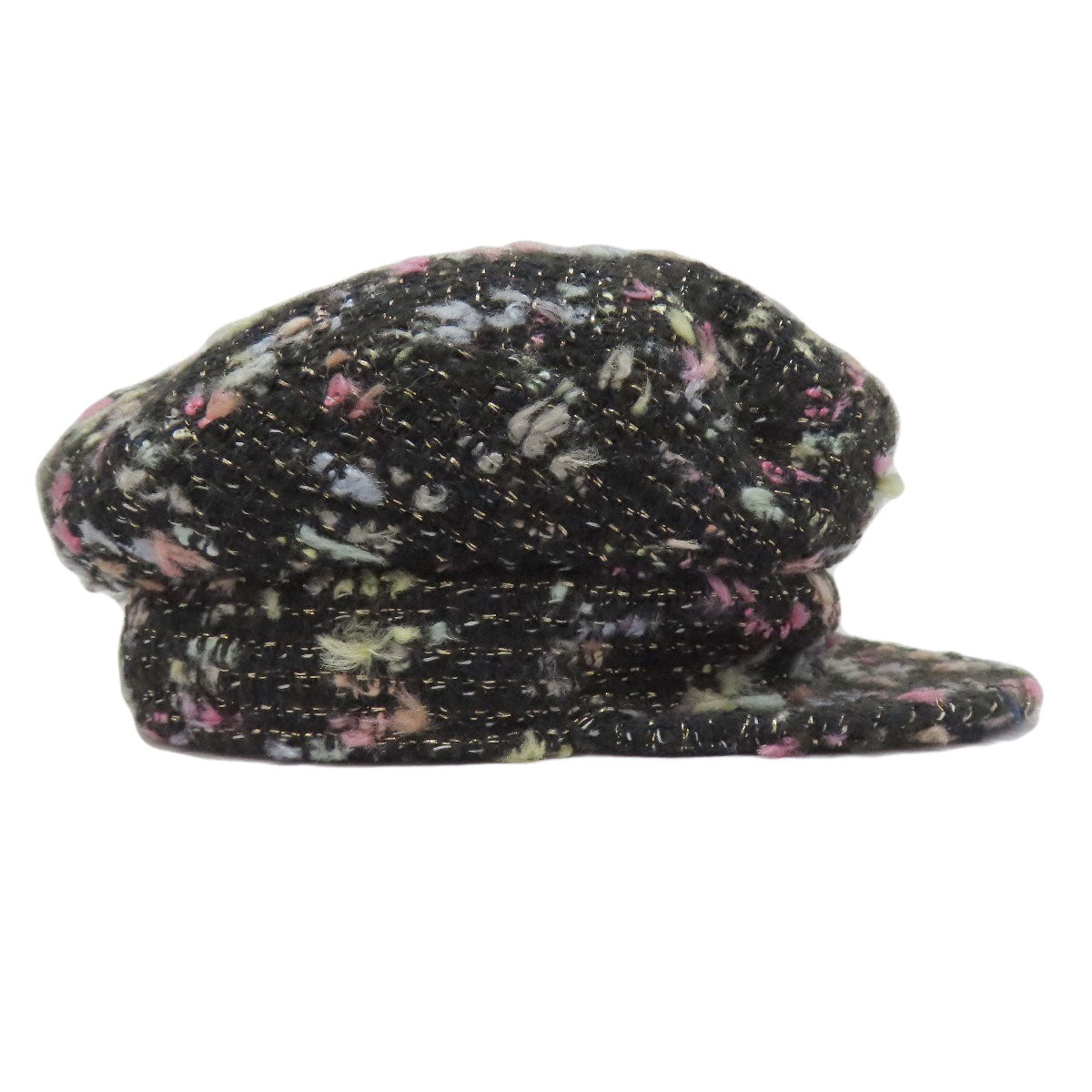 Chanel hat Tweed Casquette Womenc Black