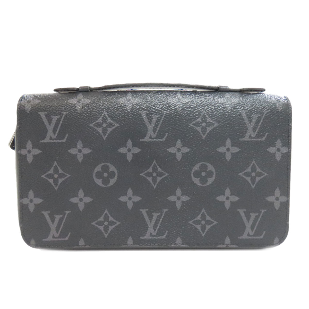 Louis Vuitton business M61698 Eclipse Zippy XL Monogram Black Handbag 2