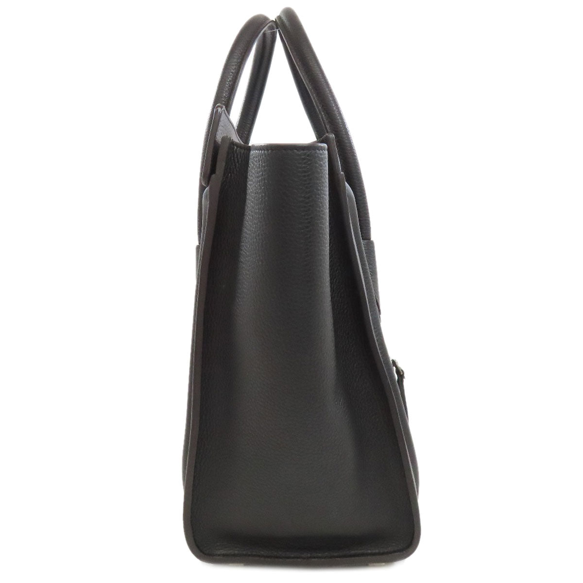 Tote Bag Calfskin Luggage Micro Women Black