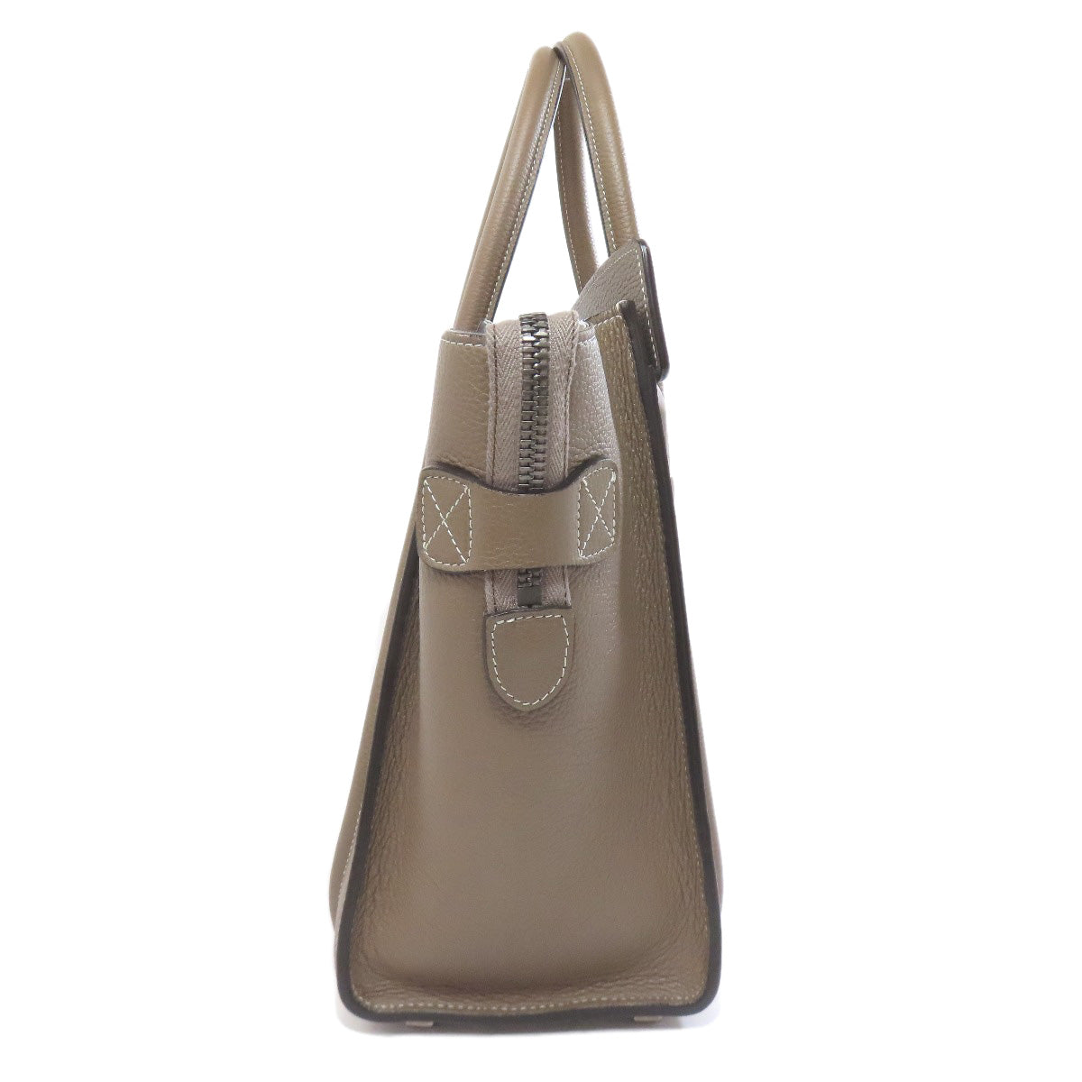 Tote Bag Luggage Micro Leather Brown
