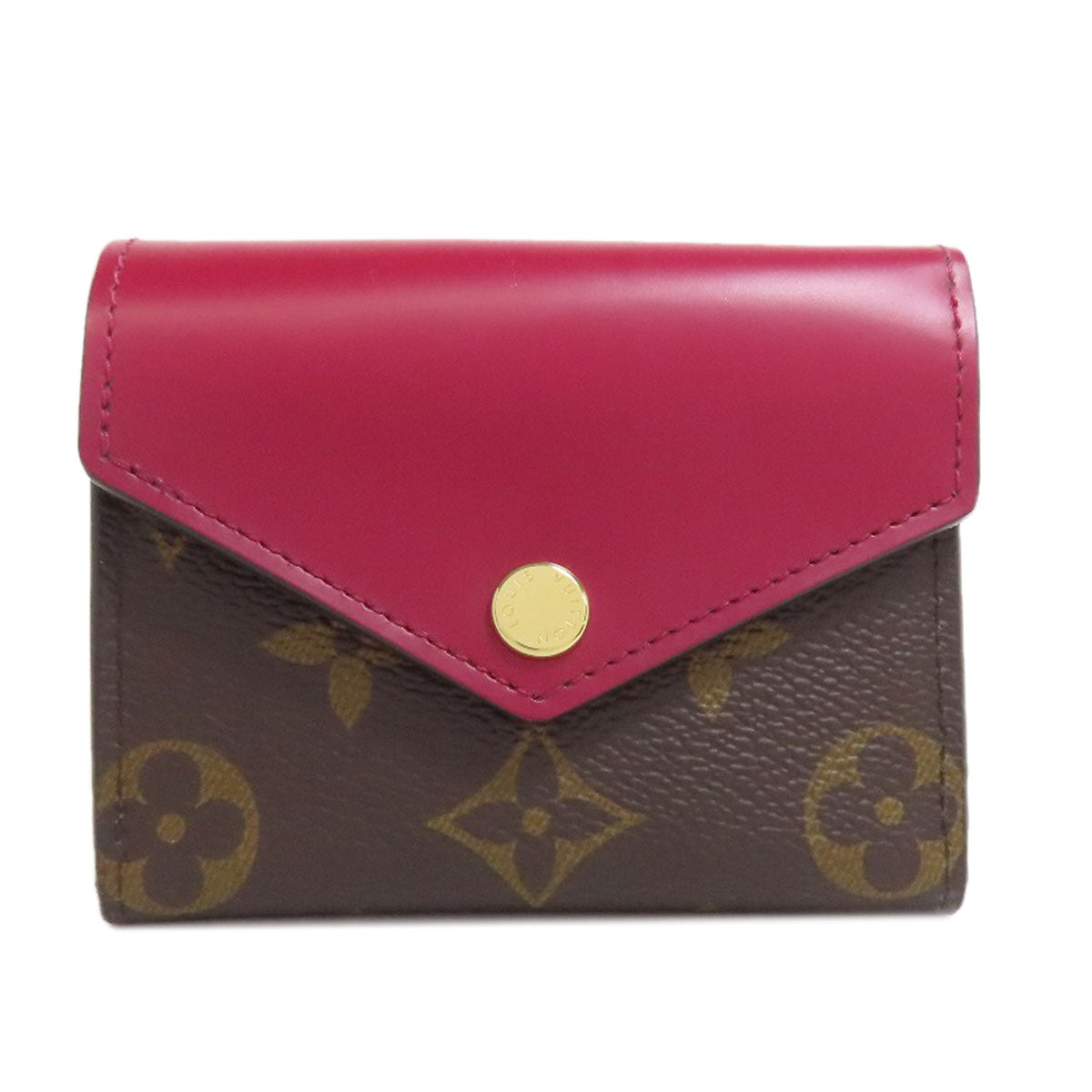 Louis Vuitton Bifold M62932 Portefeuille Zoe Monogram Canvas Brown Wallet Case
