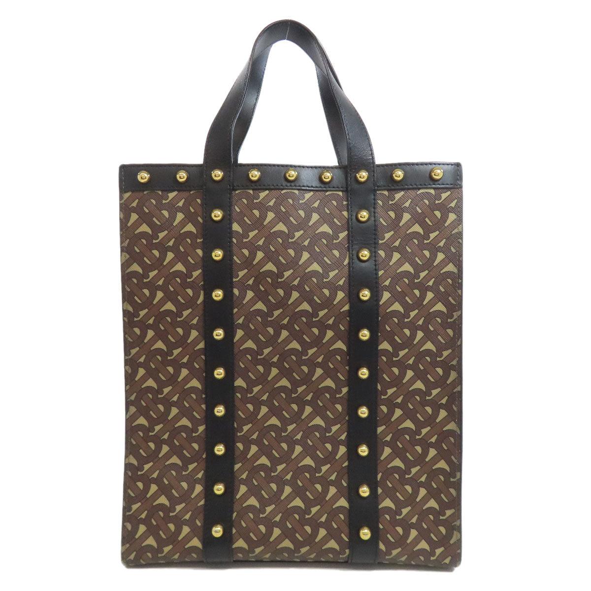 Burberry Tote Bag Pvc Tb 2Way Brown Logo