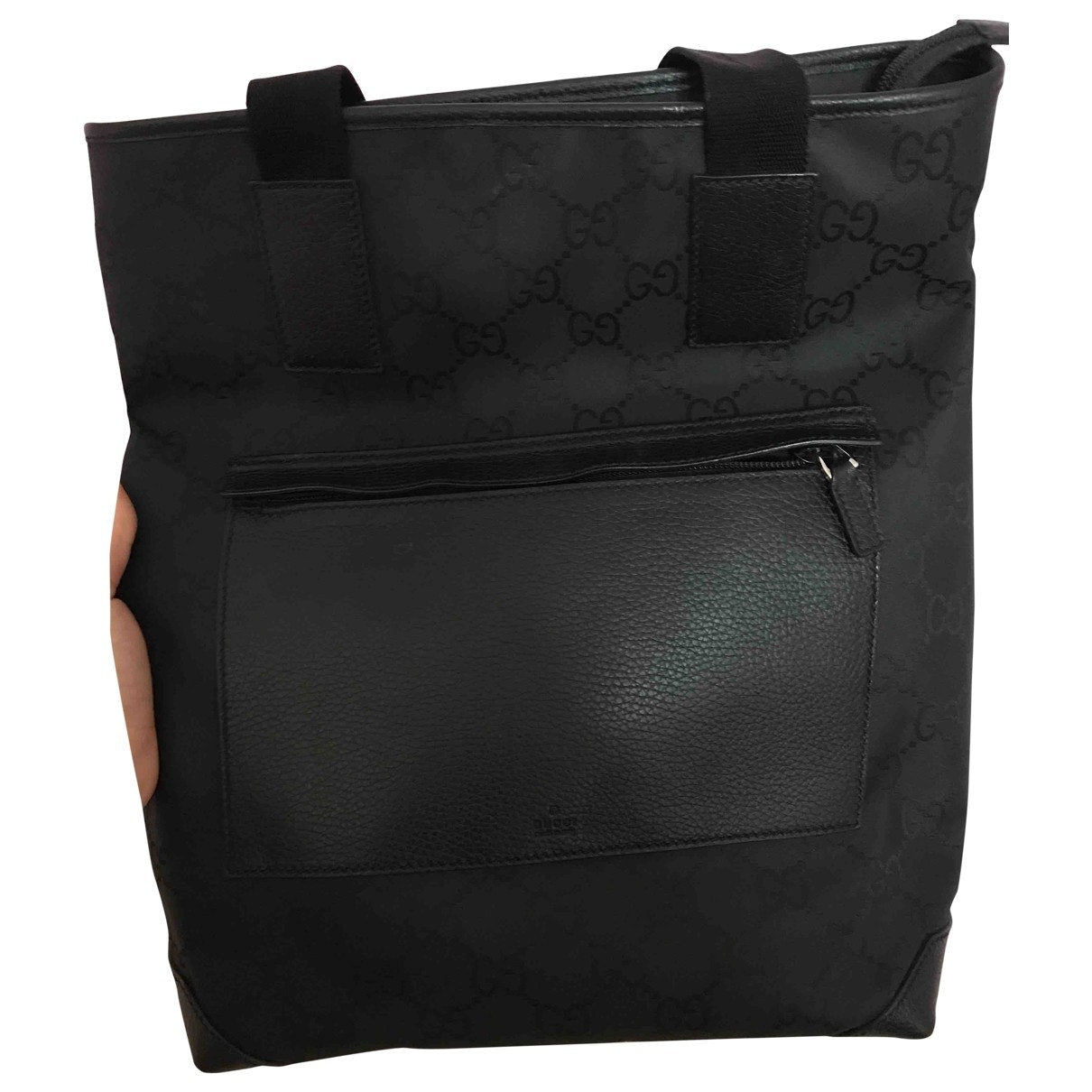 Gucci black cotton handbag