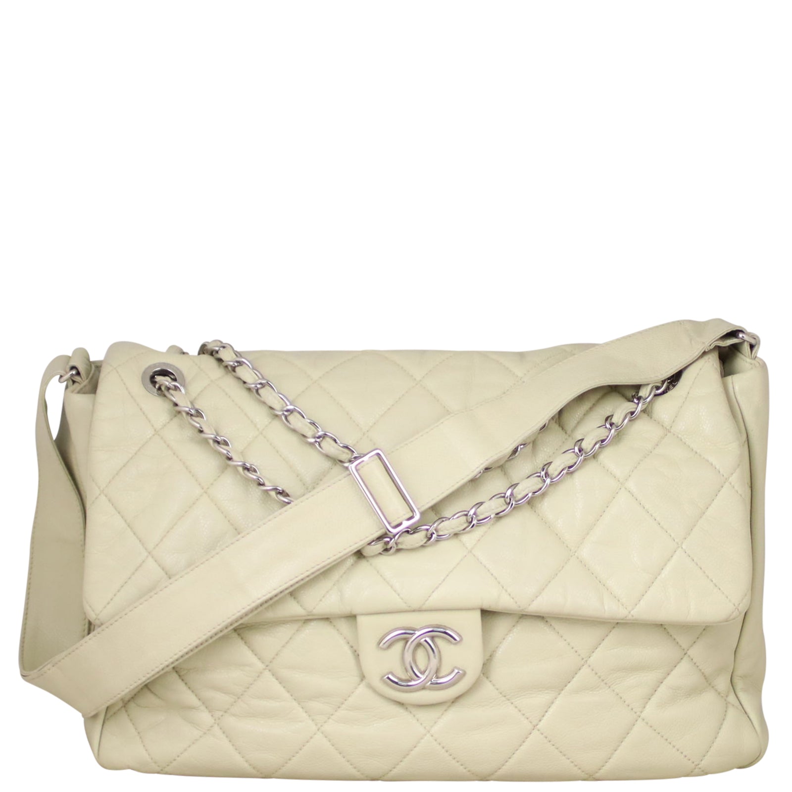 Chanel Single Jumbo Book Bag Flap Handbag