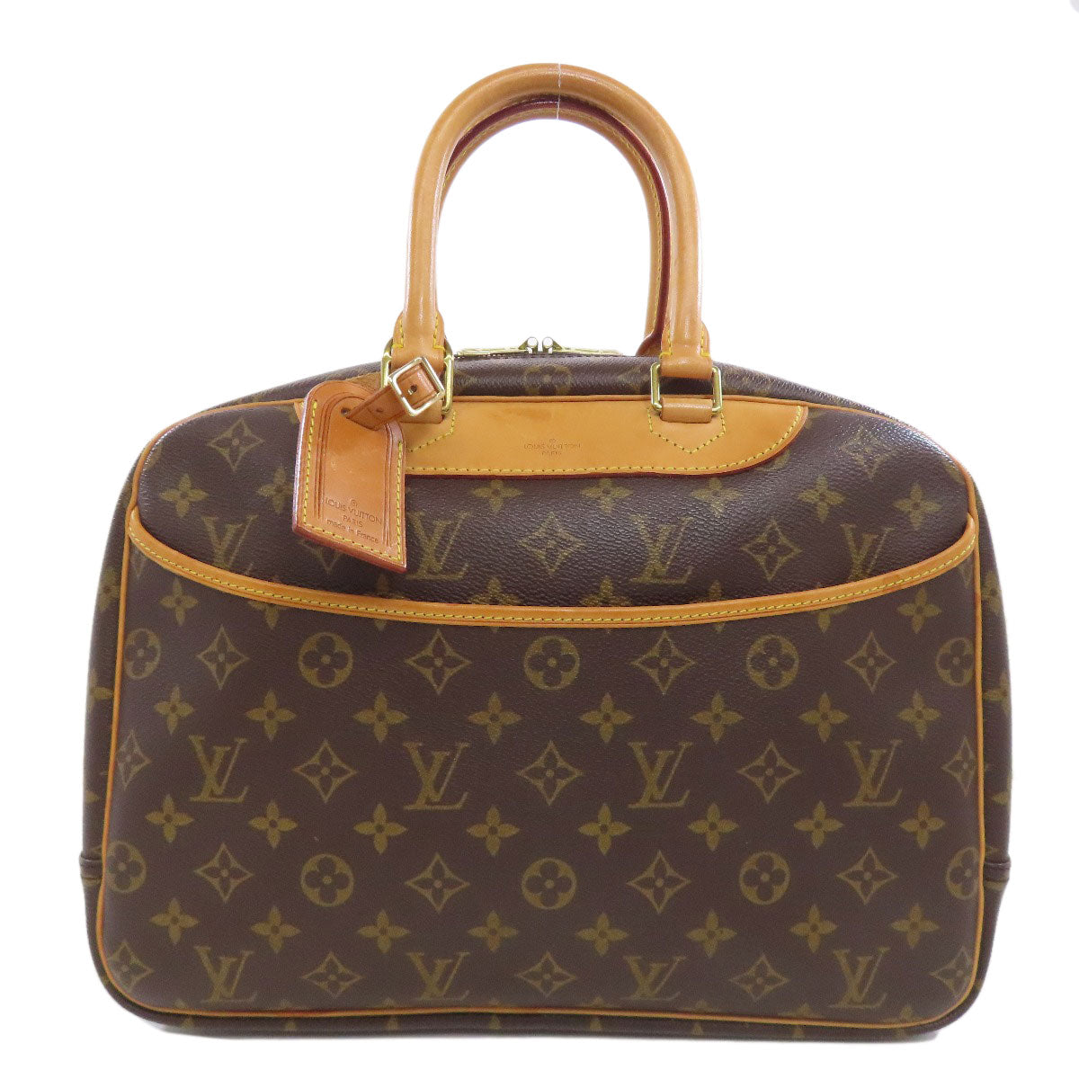 Louis Vuitton Boston Duffel M47270 Deauville Monogram Canvas Brown Travel Bag