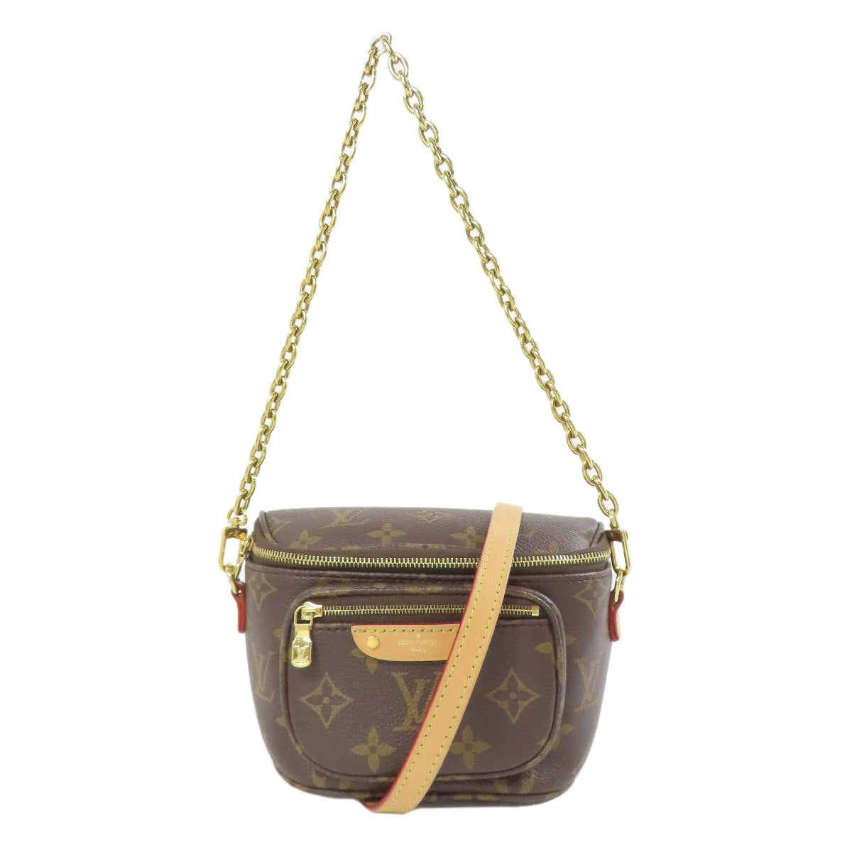 Louis Vuitton M82335 bum Monogram Canvas Brown Mini Bag