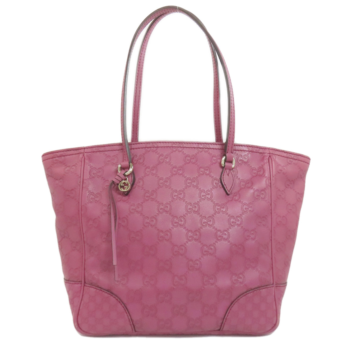 Gucci GG Signature Shima Leather Pink Handbag