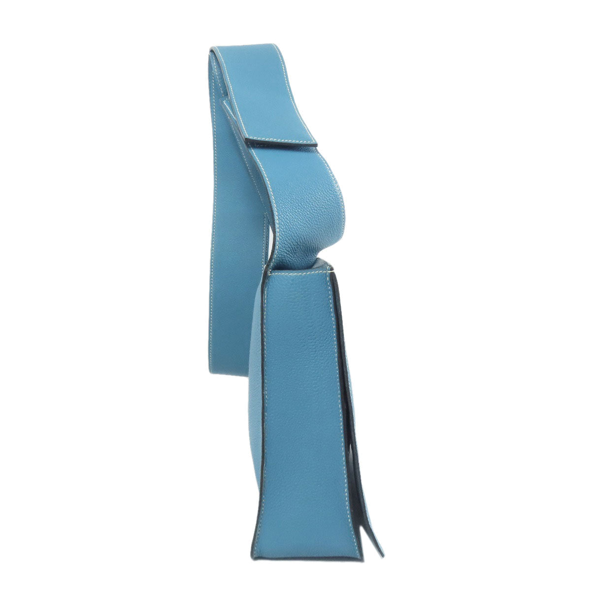 Hermes Shoulder Bag Togo Simple Design Jean Blue