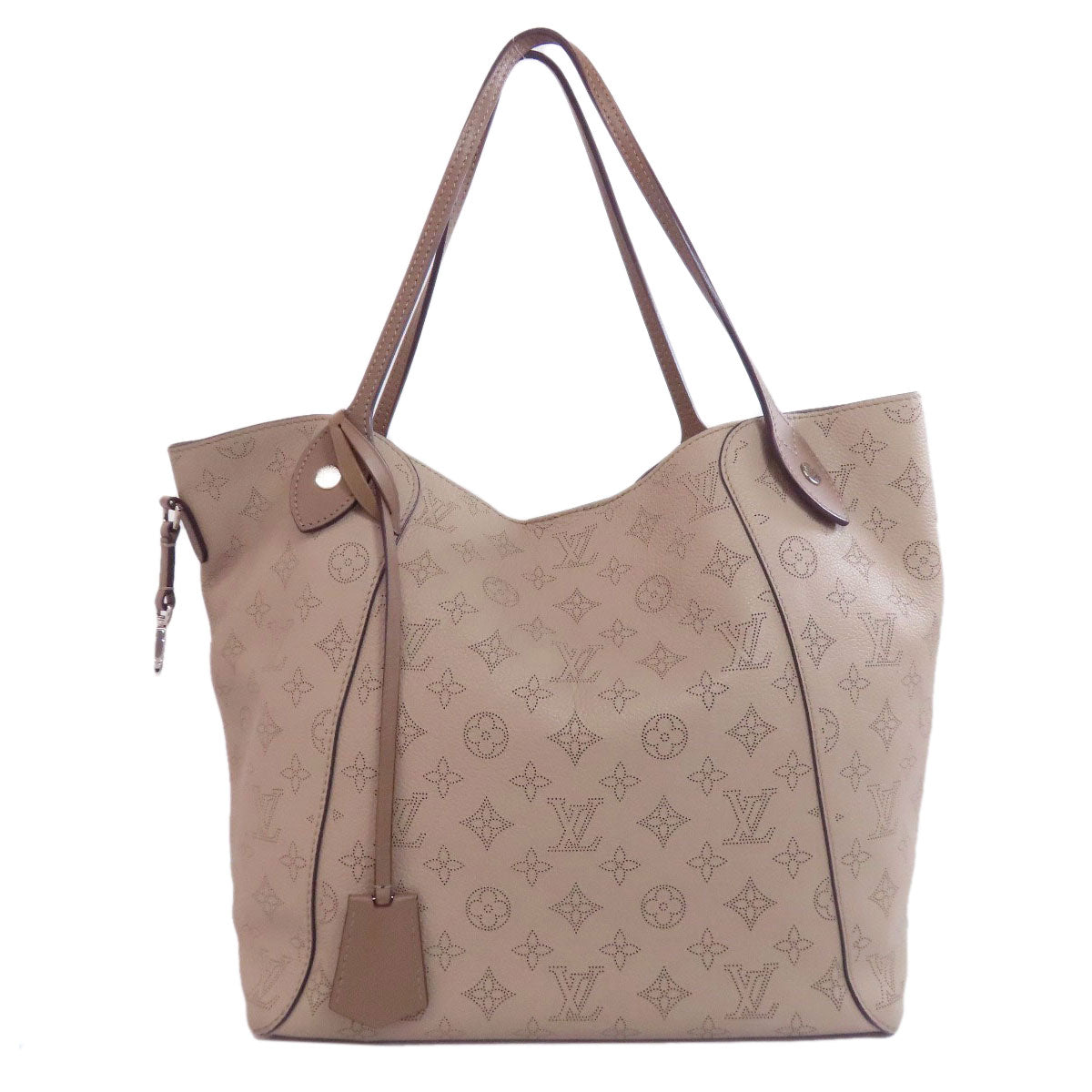 Louis Vuitton M53140 Mahina Hina MM Leather Beige Tote Bag
