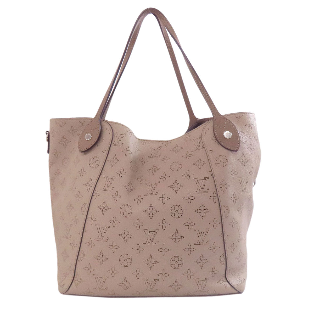 Louis Vuitton M53140 Mahina Hina MM Leather Beige Tote Bag