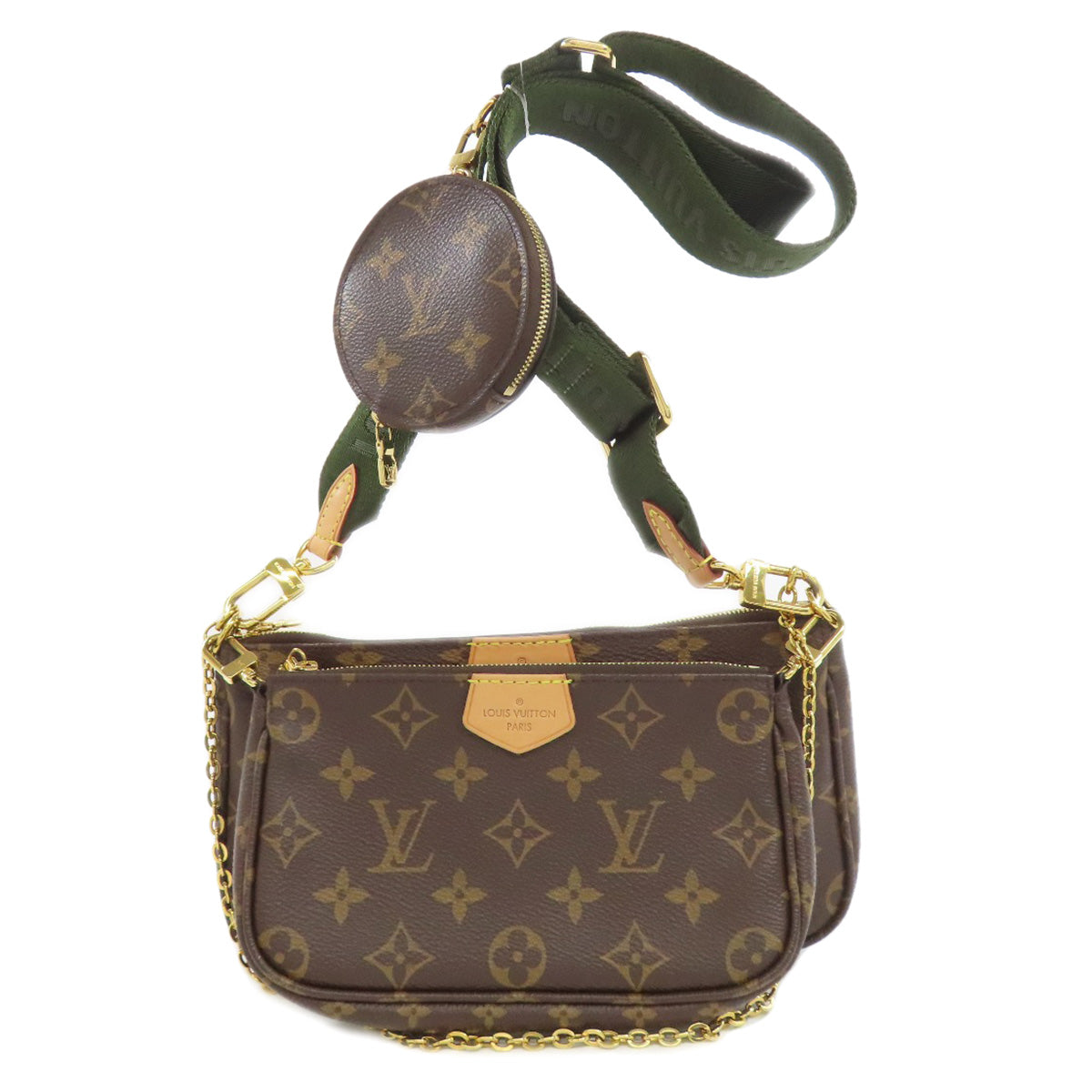 Louis Vuitton M44813 Multi Pochette Accessoires Monogram Canvas Brown Shoulder Bag 2