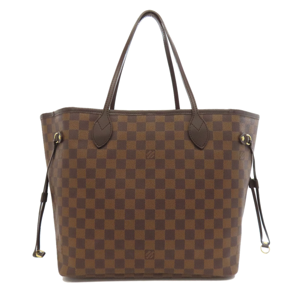Louis Vuitton N51105 Damier Neverfull MM Canvas Brown Tote Bag 4
