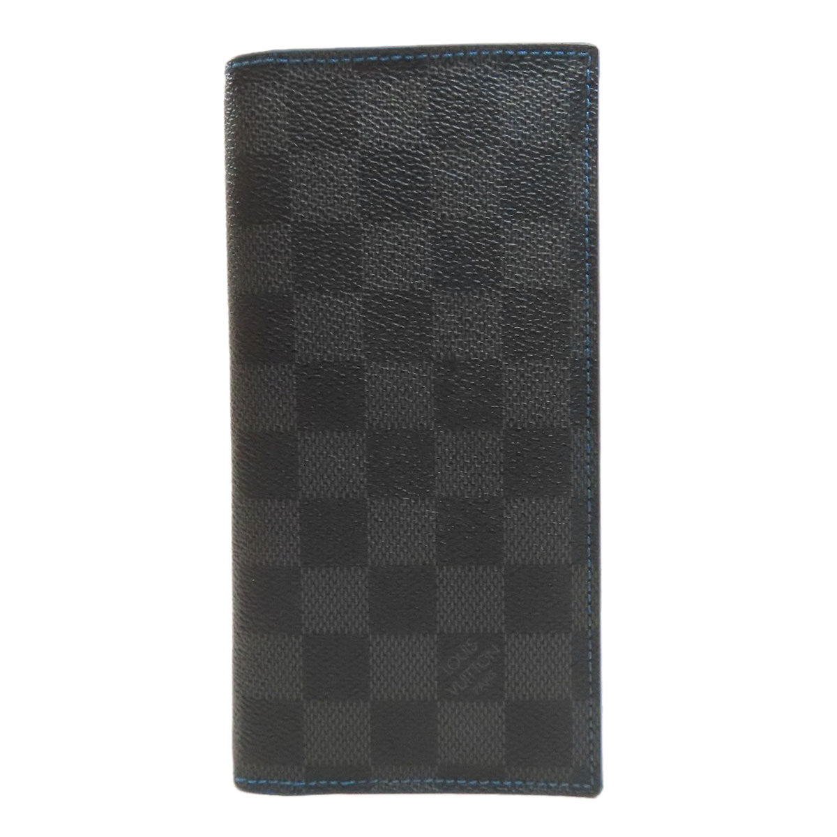 Louis Vuitton Long Purse N64030 Damier Alexander Canvas Gray Wallet Case
