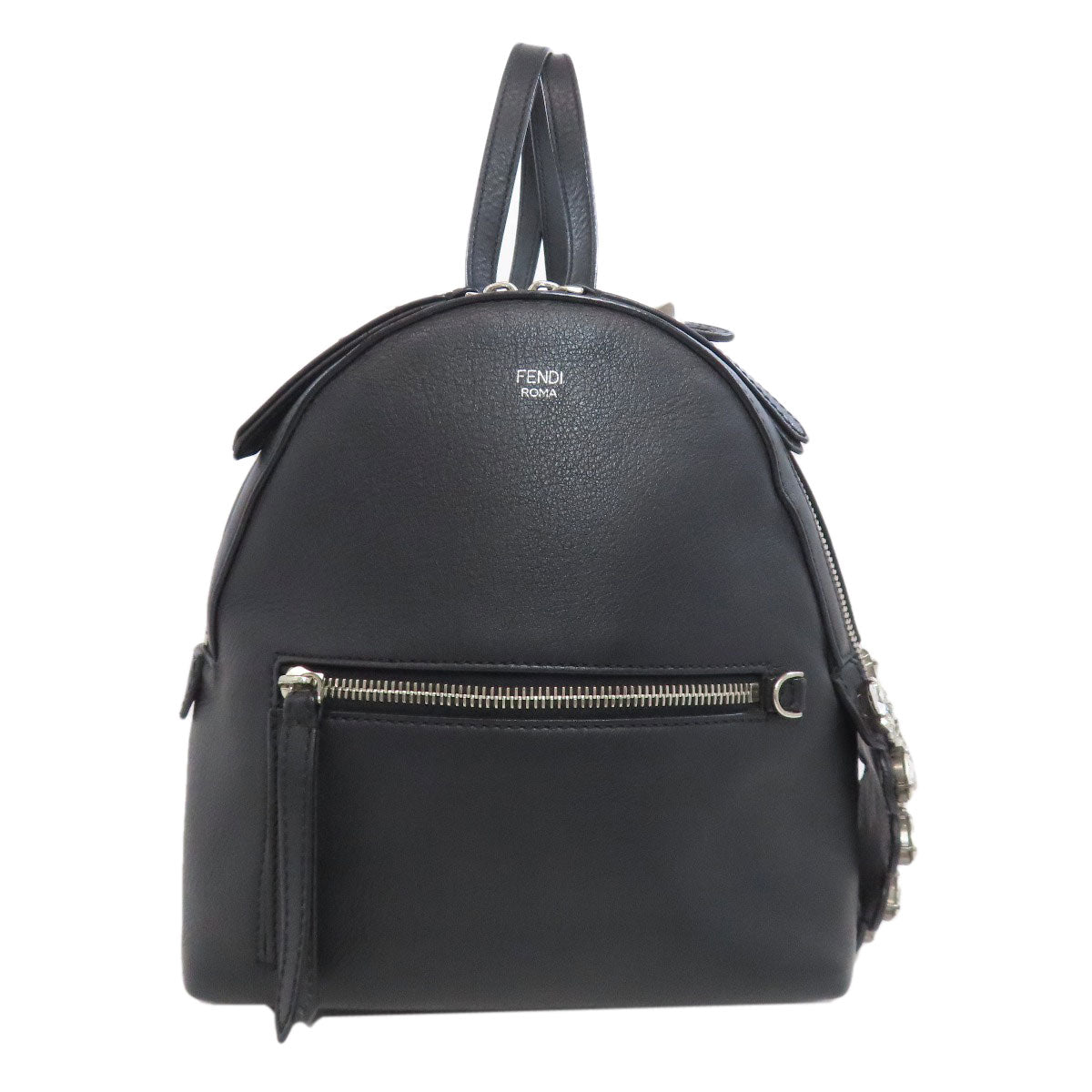 Fendi Backpack Calfskin By The Way Black Mini