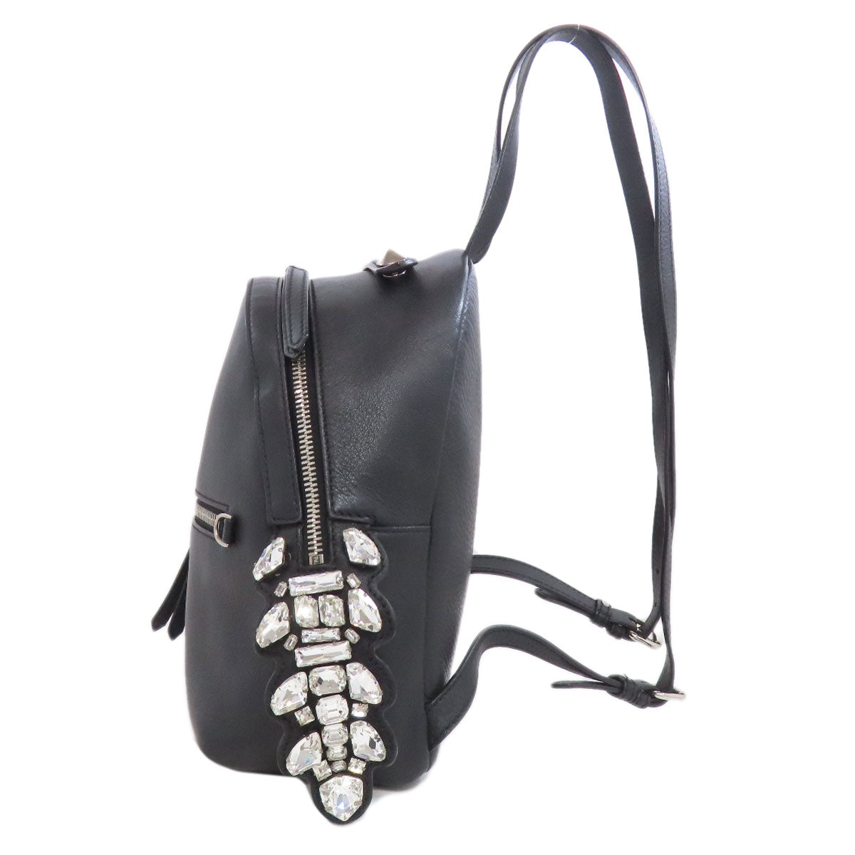 Fendi Backpack Calfskin By The Way Black Mini