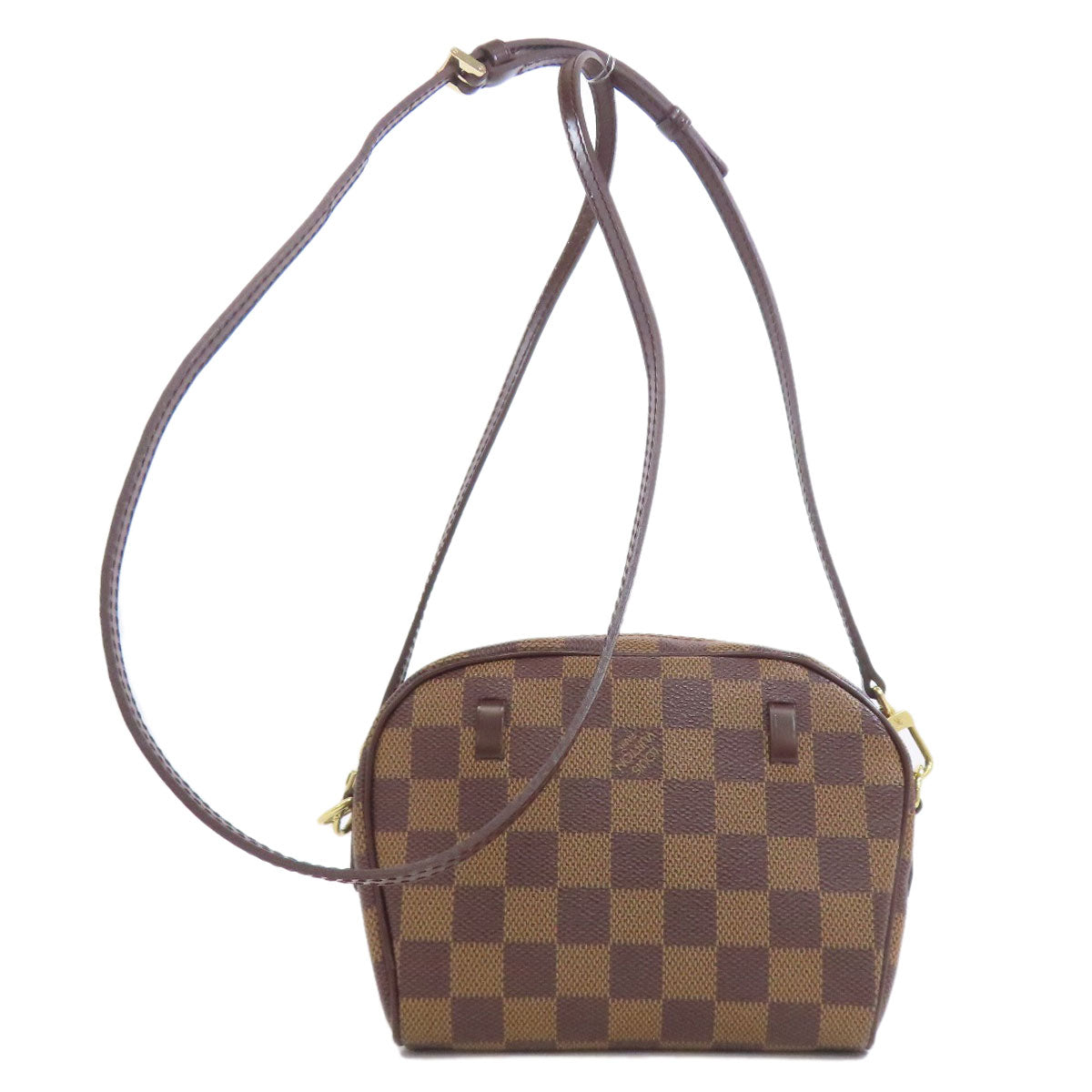 Louis Vuitton N51296 Damier Pochette Ipanema Canvas Brown Shoulder Bag