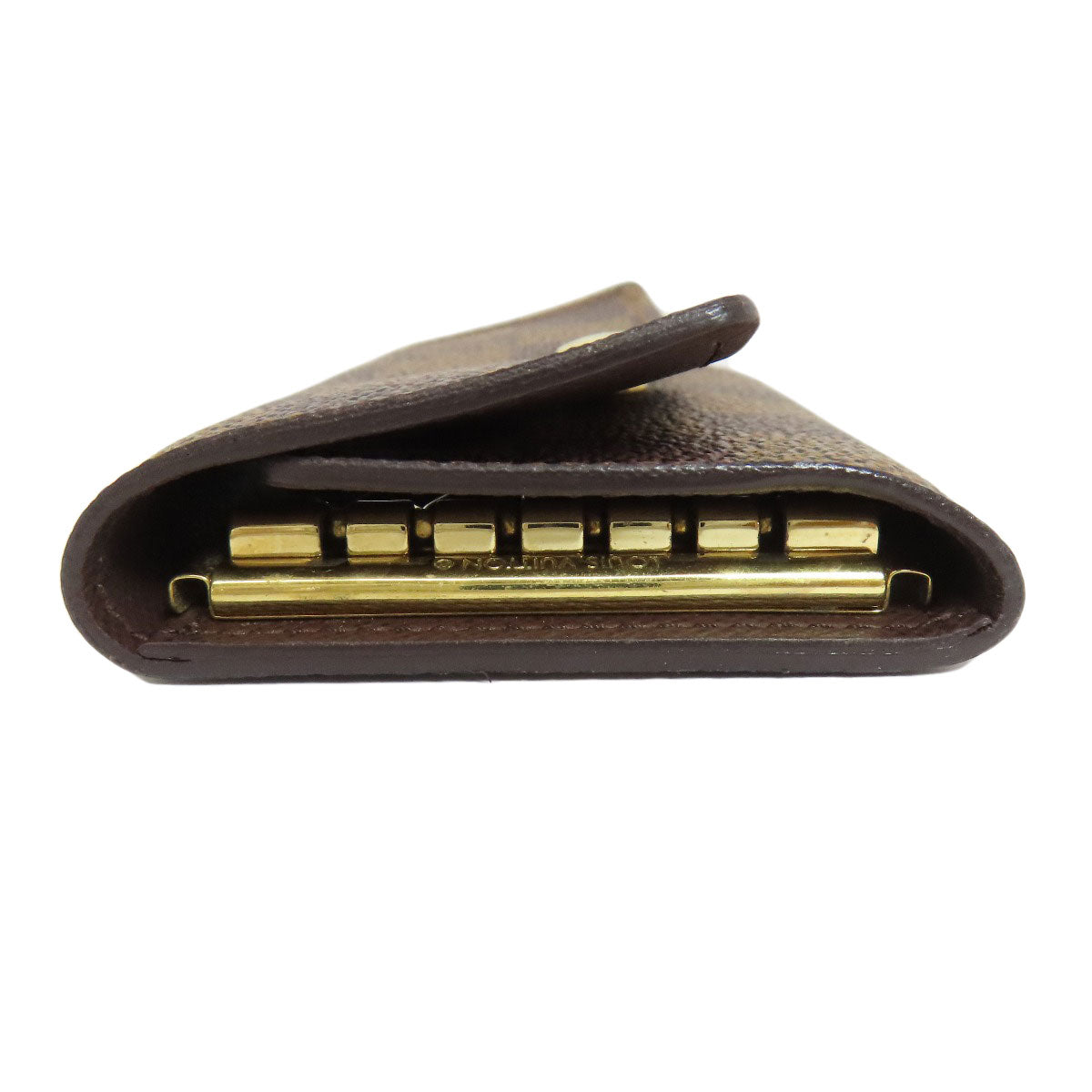 Louis Vuitton Key holder N62630 Damier Canvas Brown Key Chain 7
