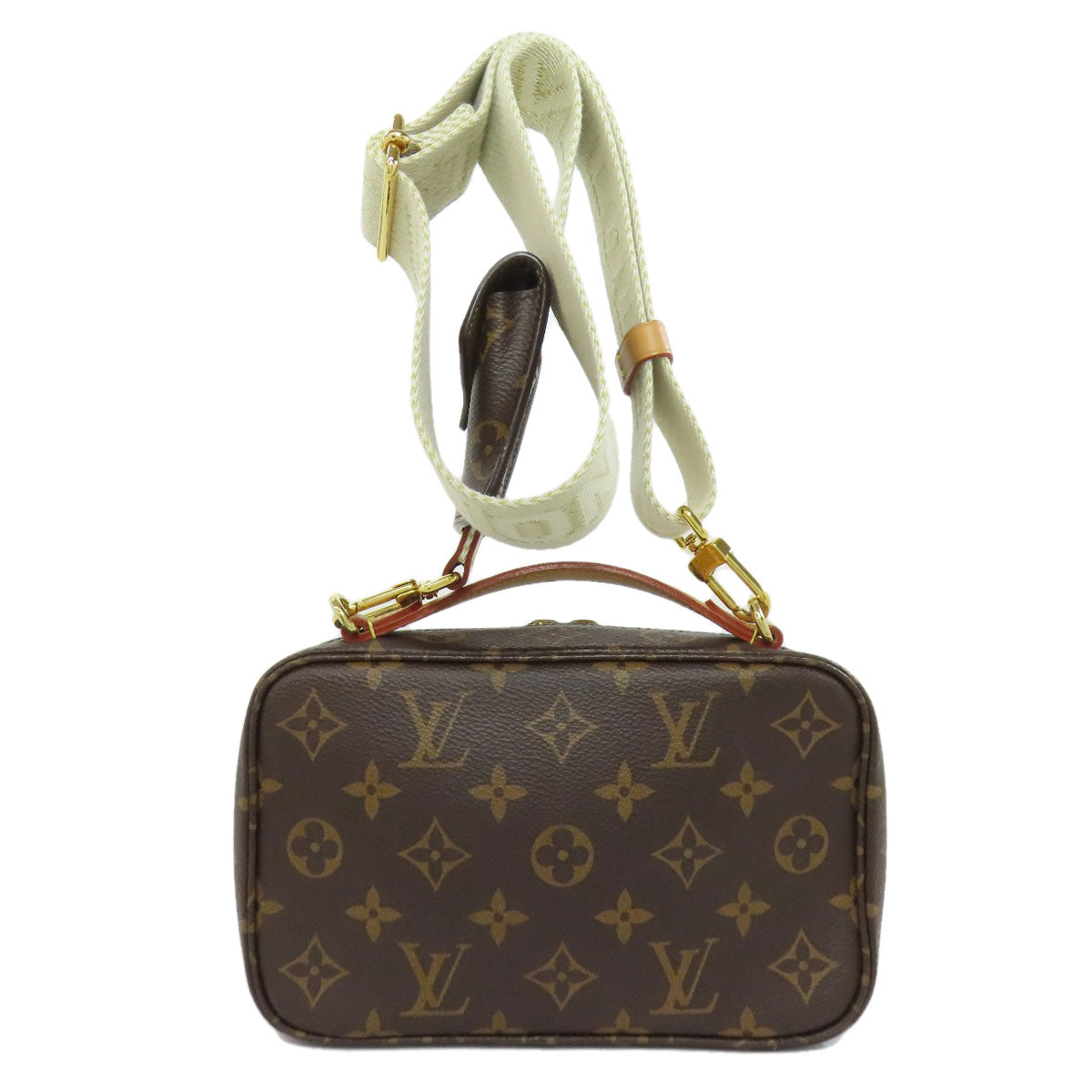 Louis Vuitton M80446 Utility Monogram Canvas Brown Crossbody Bag