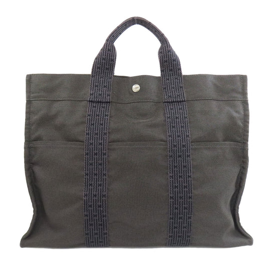 Hermes Tote Bag Her Linemm Canvas Gray 75716089