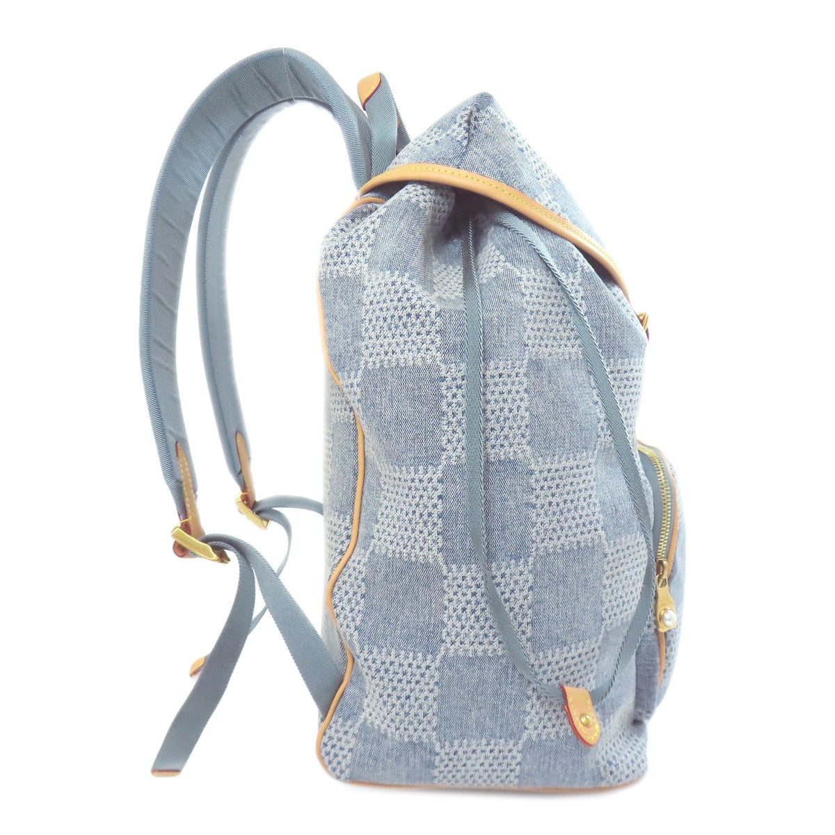 Louis Vuitton Backpack N40708 24AW Montsouris 3D Denim Blue