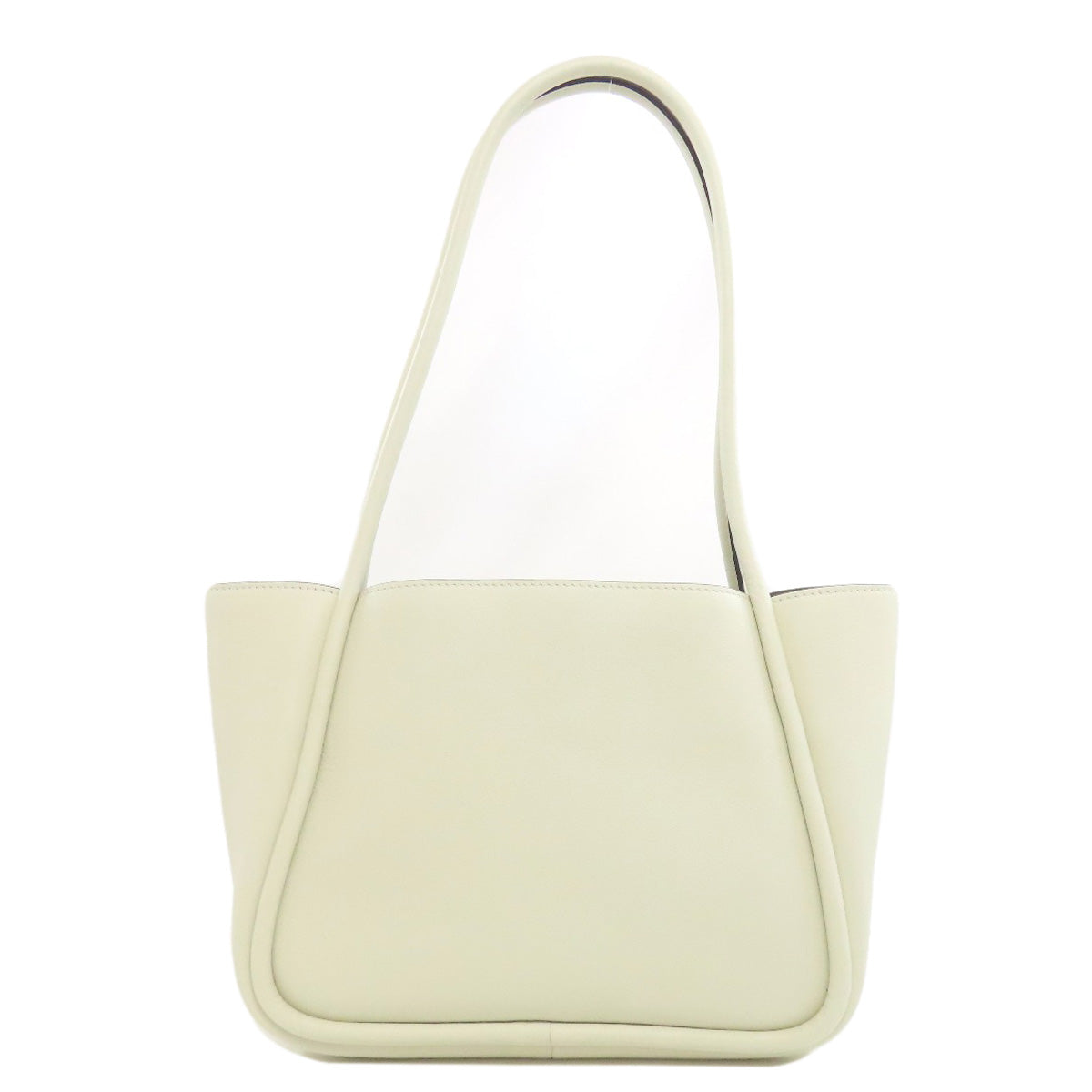 Tote Bag Calfskin Logometal White