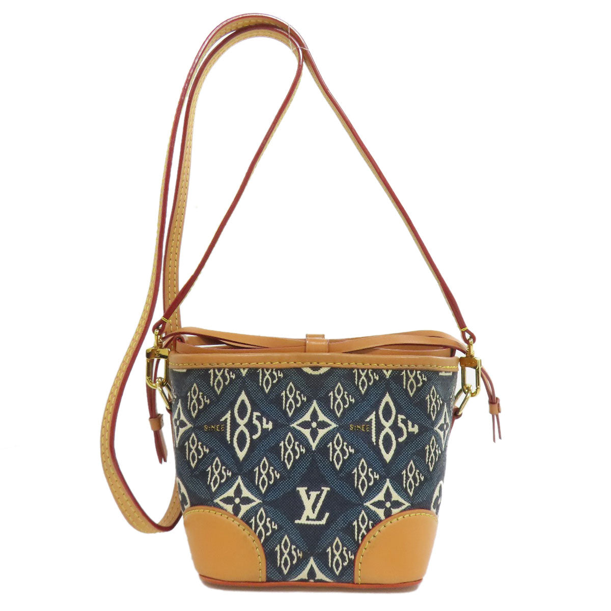 Louis Vuitton M57447 Noe Perth Canvas Blue Shoulder Bag