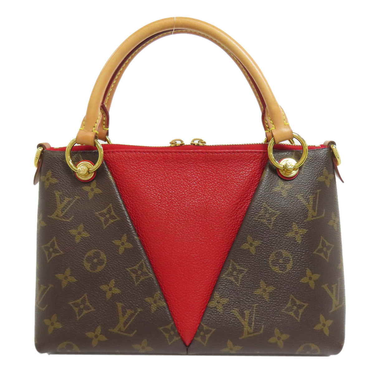 Louis Vuitton M43966 V BB Monogram Canvas Brown Tote Bag 3