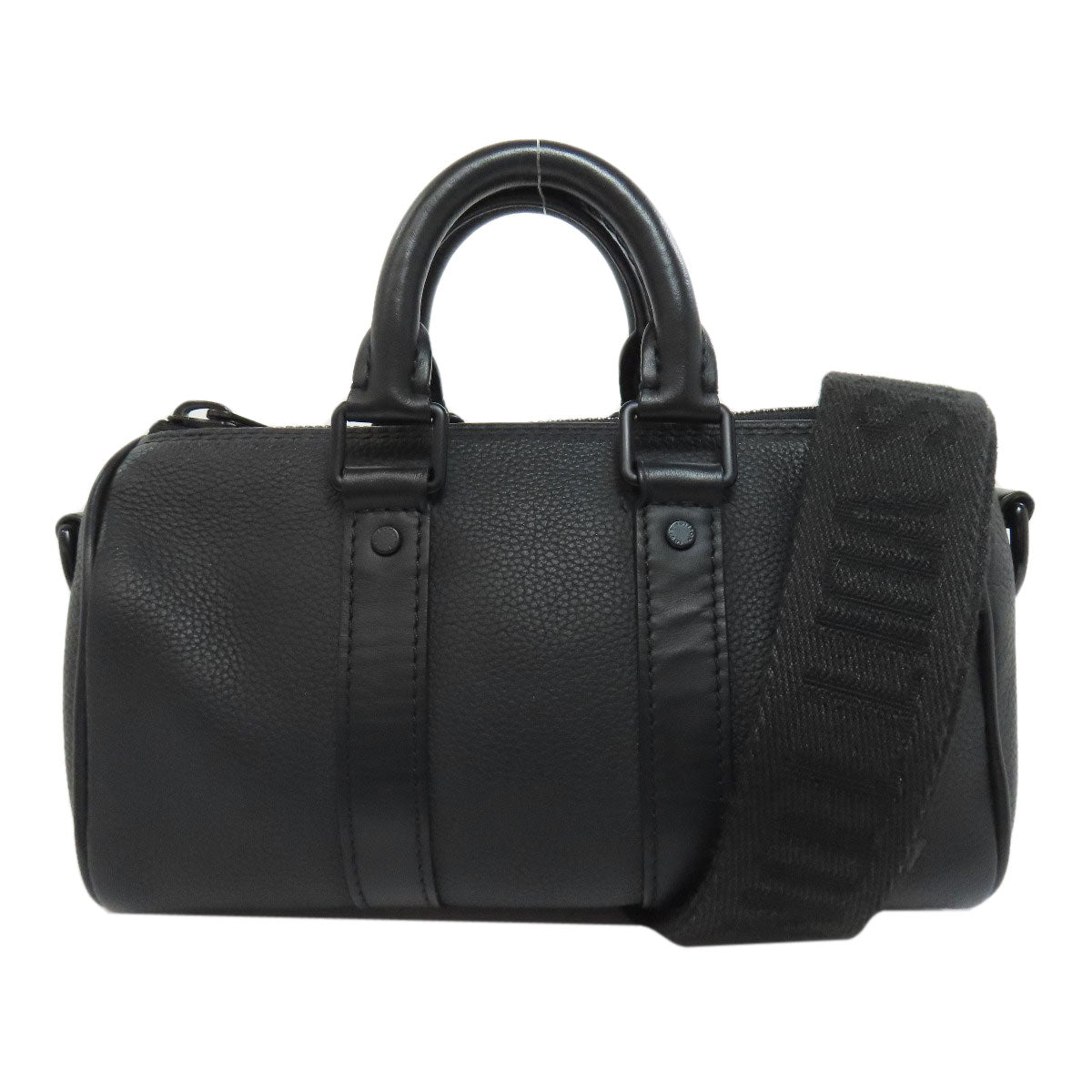 Louis Vuitton M80950 Taurillon Clemence Keepall XS Black Shoulder Bag