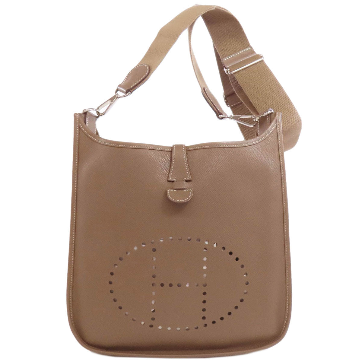 Shoulder Bag Epsom Evelyn Pm Etop Silvermetal Beige