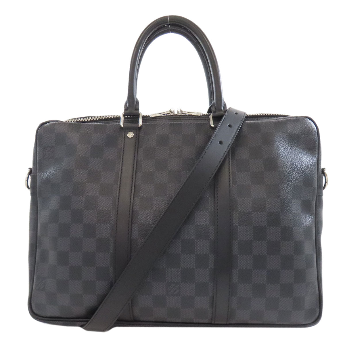 Louis Vuitton Business N41478 Damier Porto Documan Canvas Gray Handbag 2