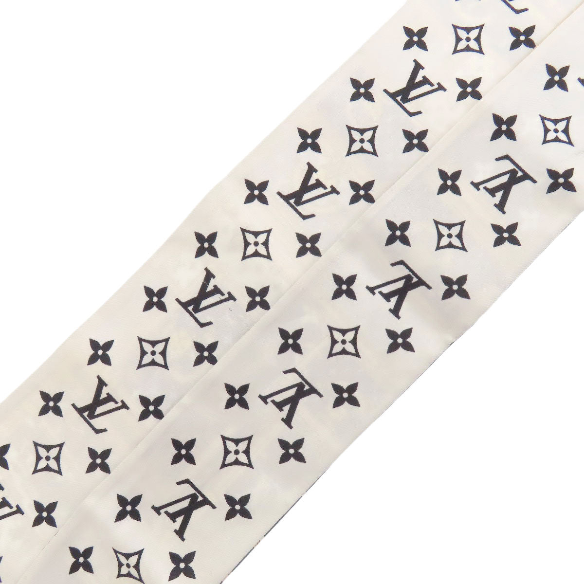 Louis Vuitton scarf M76442 silk Bando BB Black