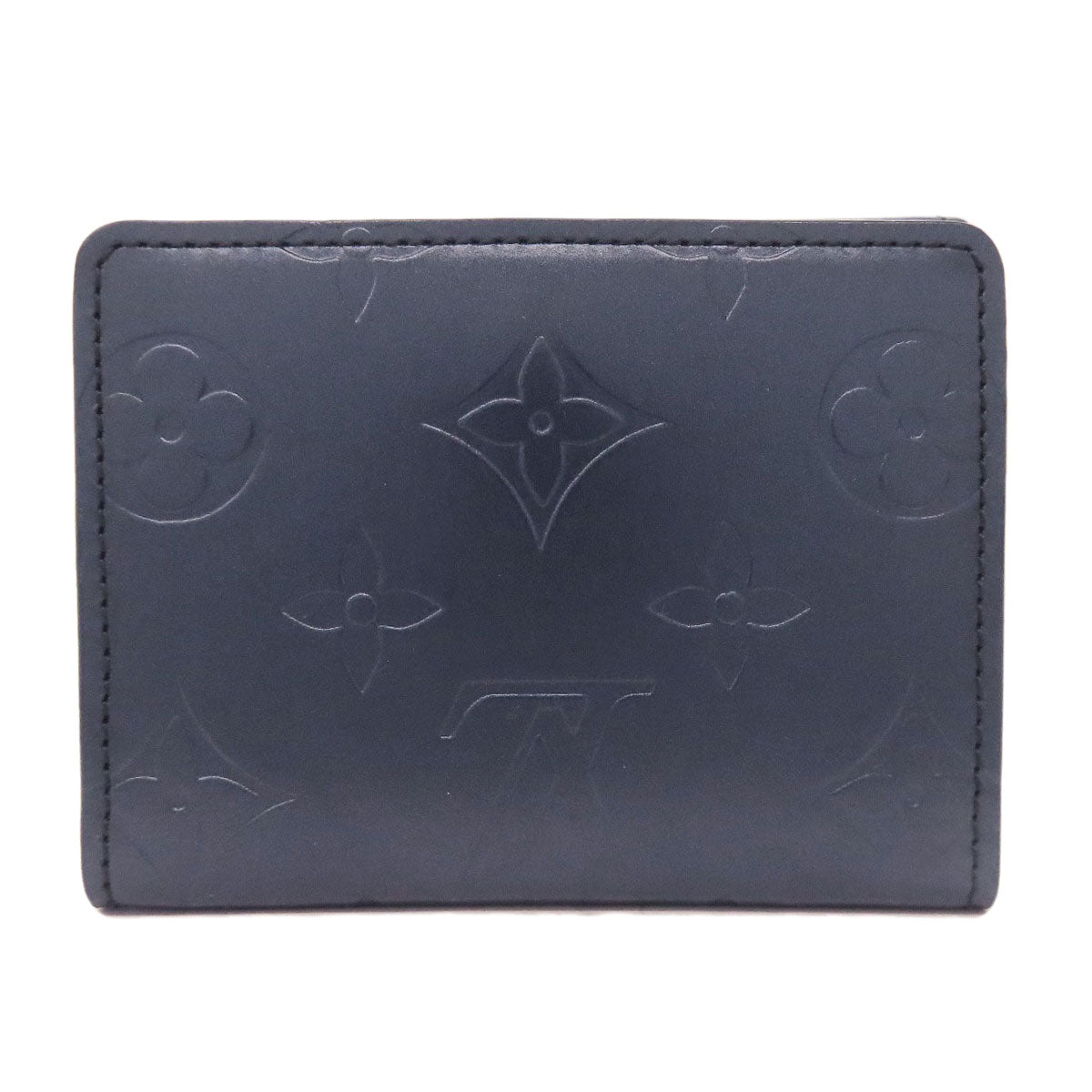 Louis Vuitton Bifold M65125 mat Ludlow Monogram Navy Wallet Case