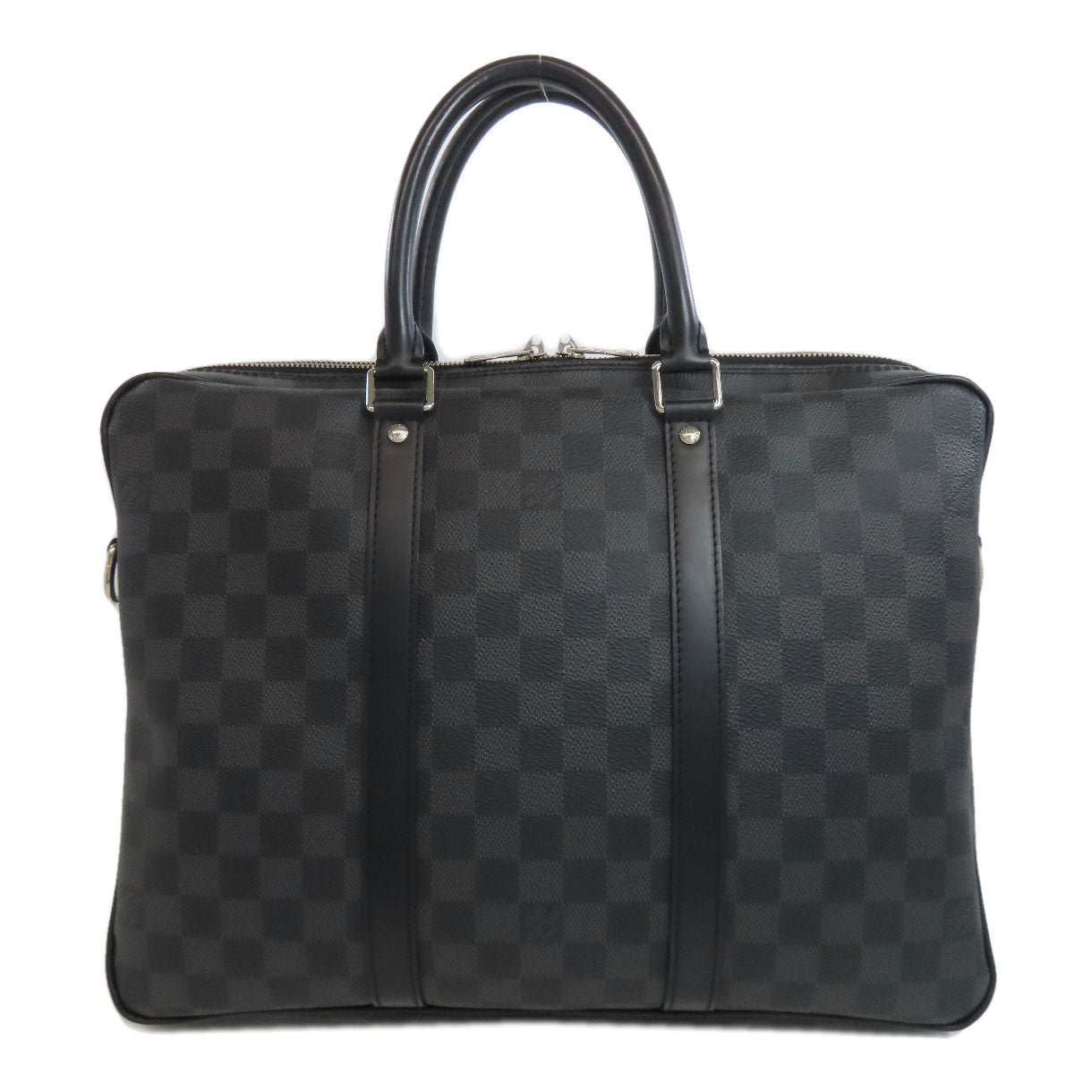 Louis Vuitton Business N41478 Damier Porto Documan Canvas Gray Handbag