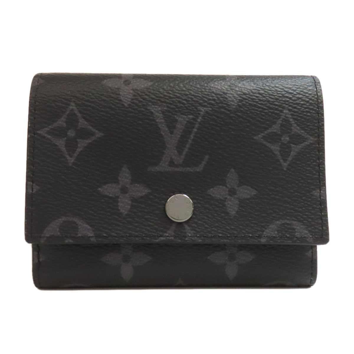 Louis Vuitton Bifold M12598 Victor Monogram Canvas Black Wallet Case