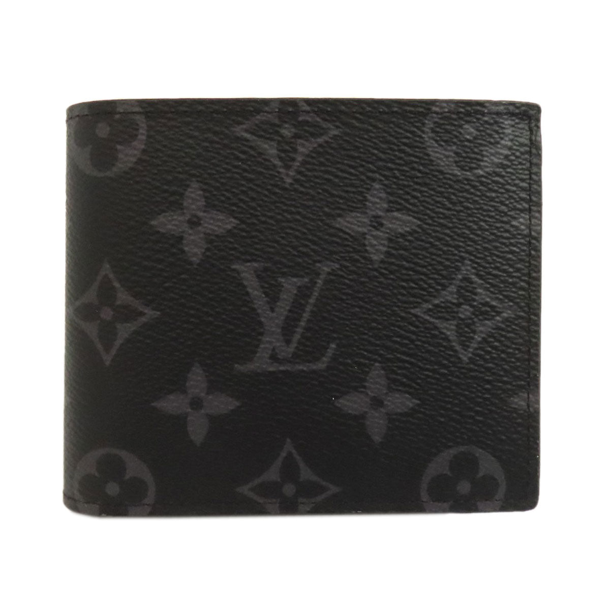 Louis Vuitton Bifold M62545 Eclipse Marco NM Monogram Black Wallet Case