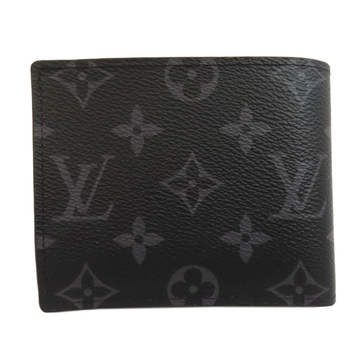 Louis Vuitton Bifold M62545 Eclipse Marco NM Monogram Black Wallet Case