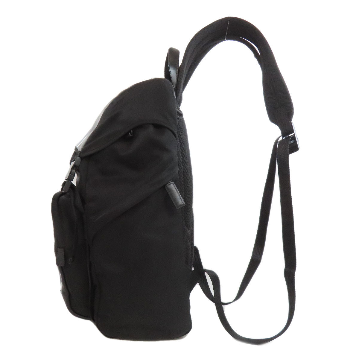 Backpack Calfskin Logometal Handbag Black