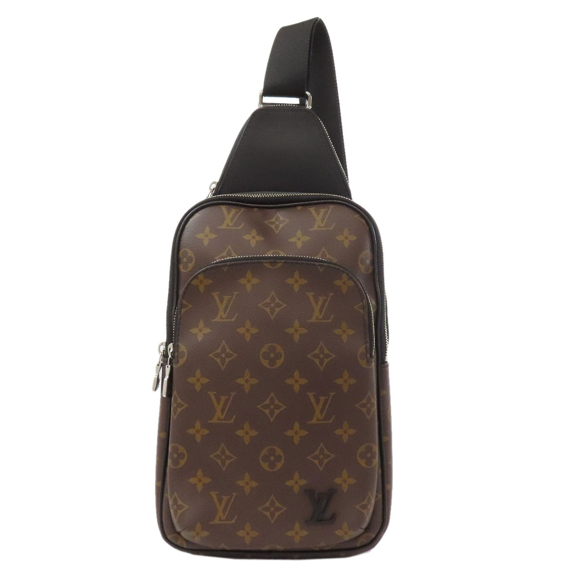 Louis Vuitton Sling M46327 Avenue Sling Macassar Monogram Canvas Brown Crossbody Bag