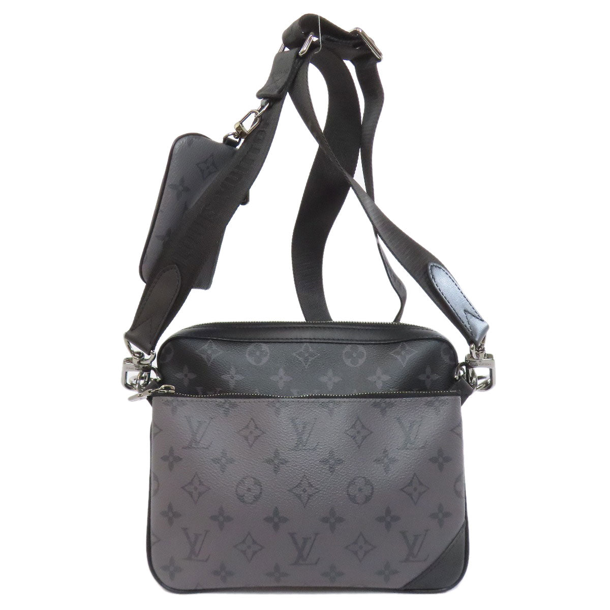 Louis Vuitton M69443 Eclipse Trio Messenger Monogram Black Crossbody Bag 3