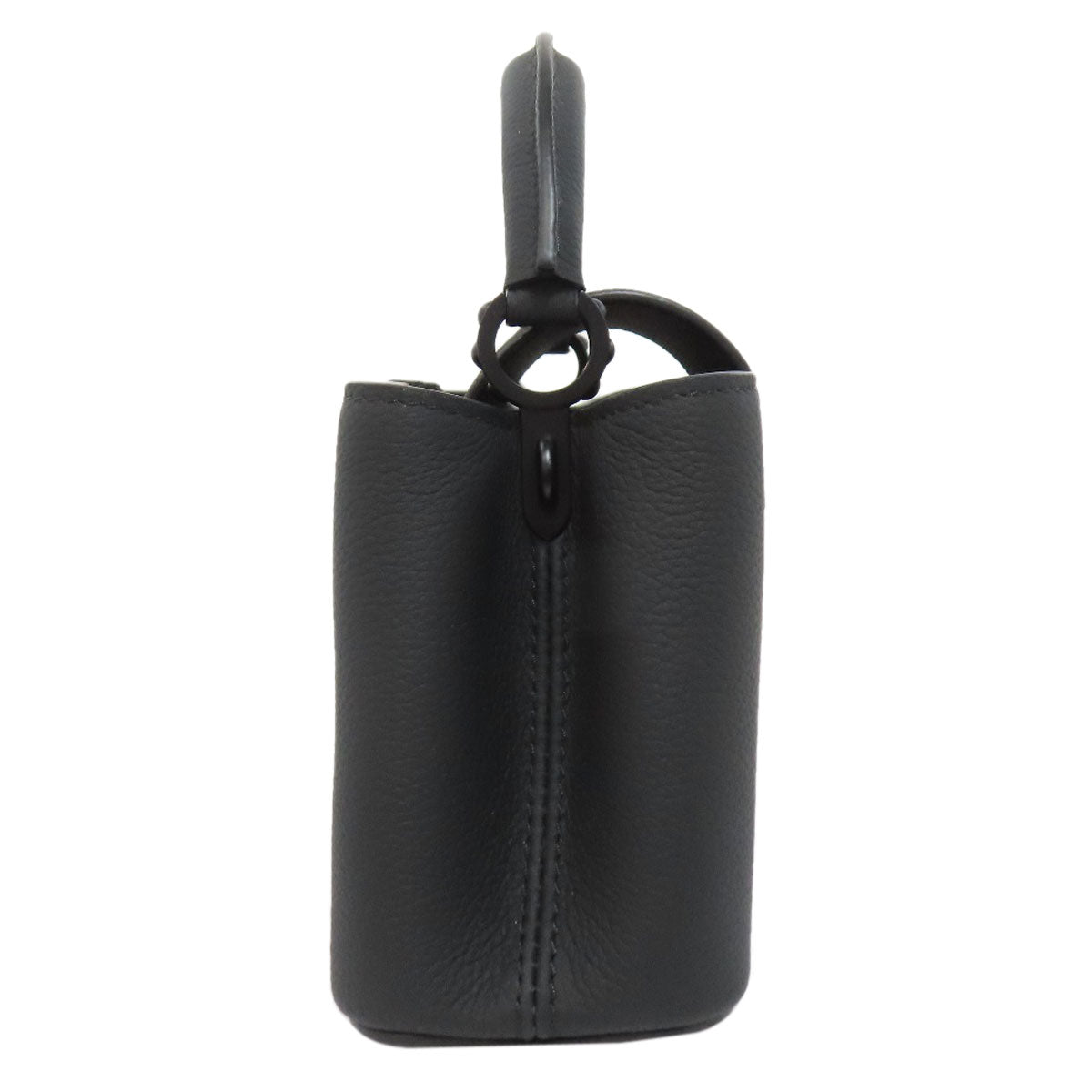 Louis Vuitton M23955 Capucines EW Calfskin Black Mini Hat