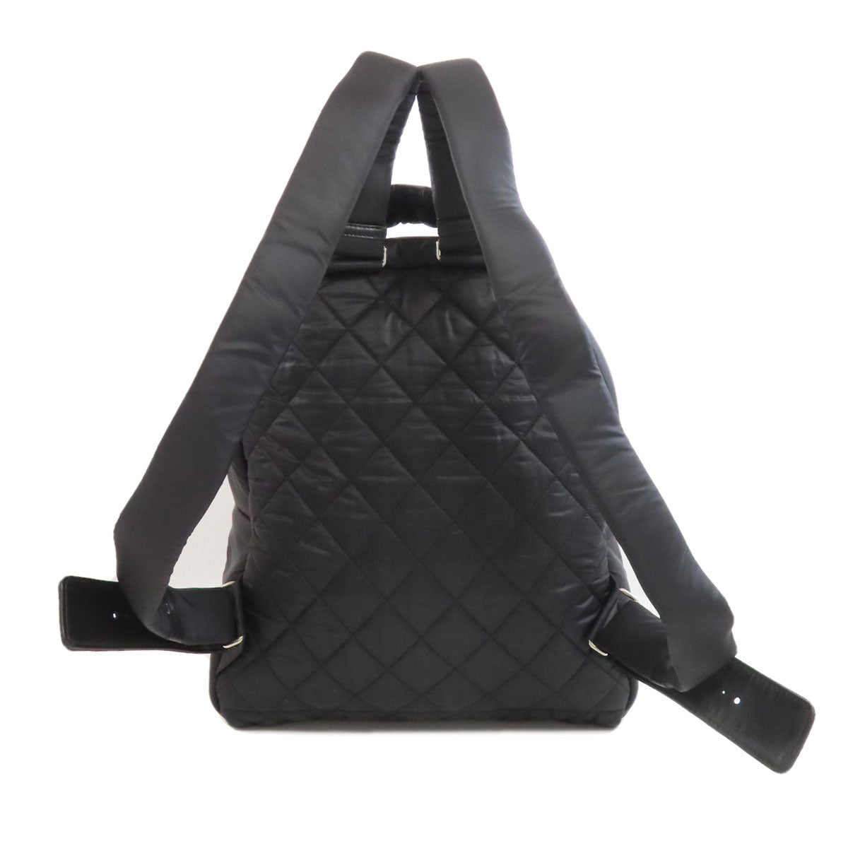 Chanel Backpack Nylon Cococoon SilverMetal Black 2