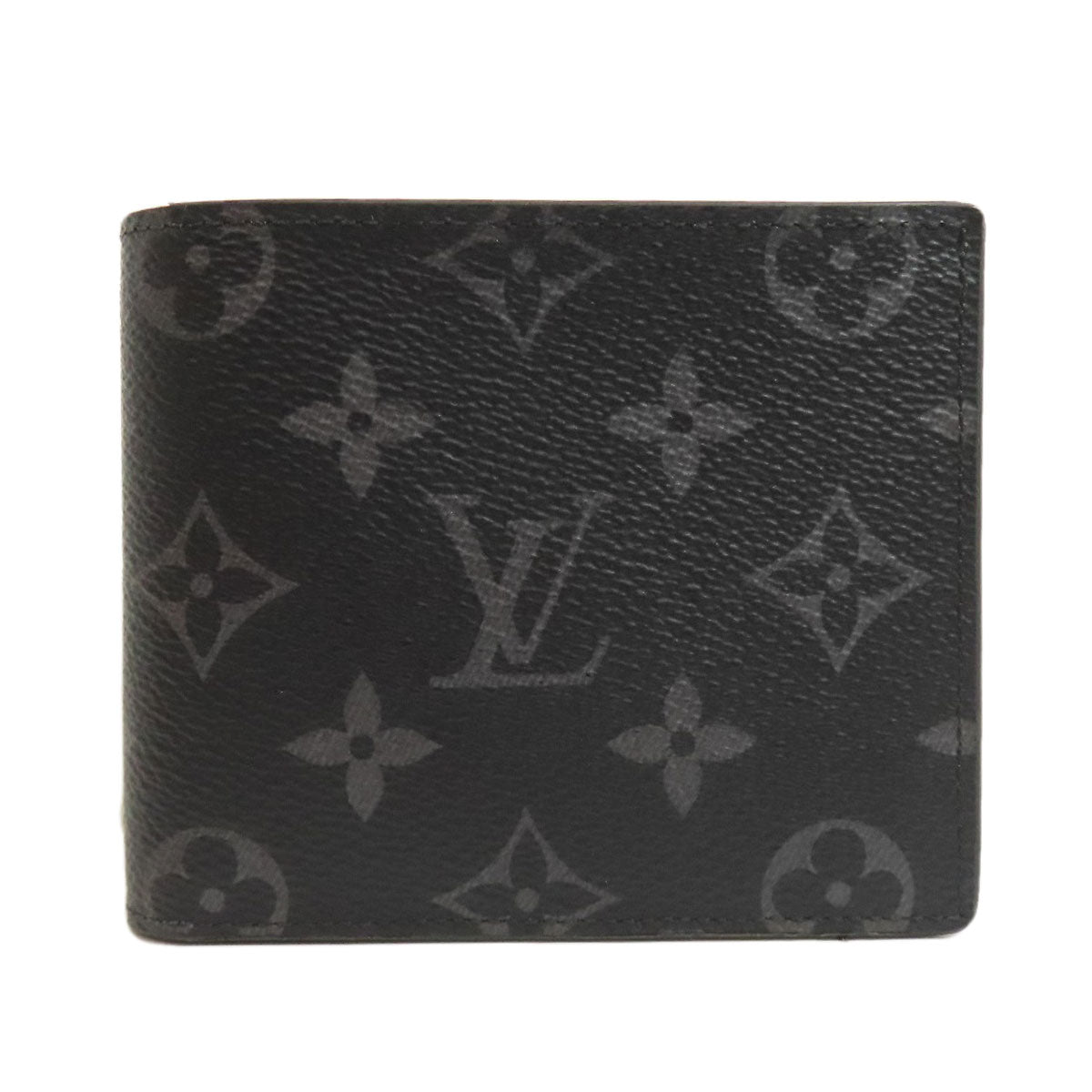 Louis Vuitton Bifold M62545 Portefeuille・Marco Monogram Canvas Black Wallet Case