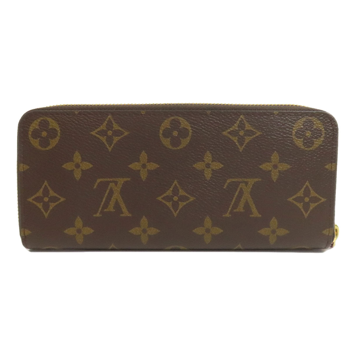 Louis Vuitton Long Purse M60742 Portefeuille Clemence Monogram Canvas Brown Wallet Case 3