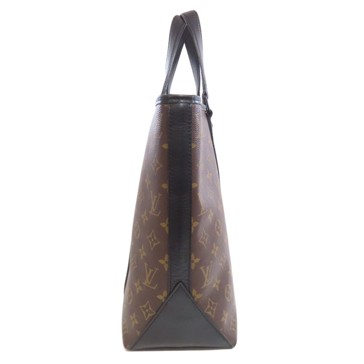 Louis Vuitton M45734 Macassar Weekend Monogram Canvas Brown Tote Bag